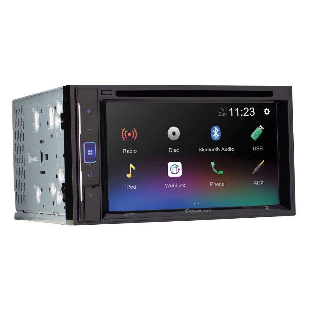 Pioneer 6.2  inch Resistive Touchscreen Back Up Camera Ready - DVD Receiver - Black