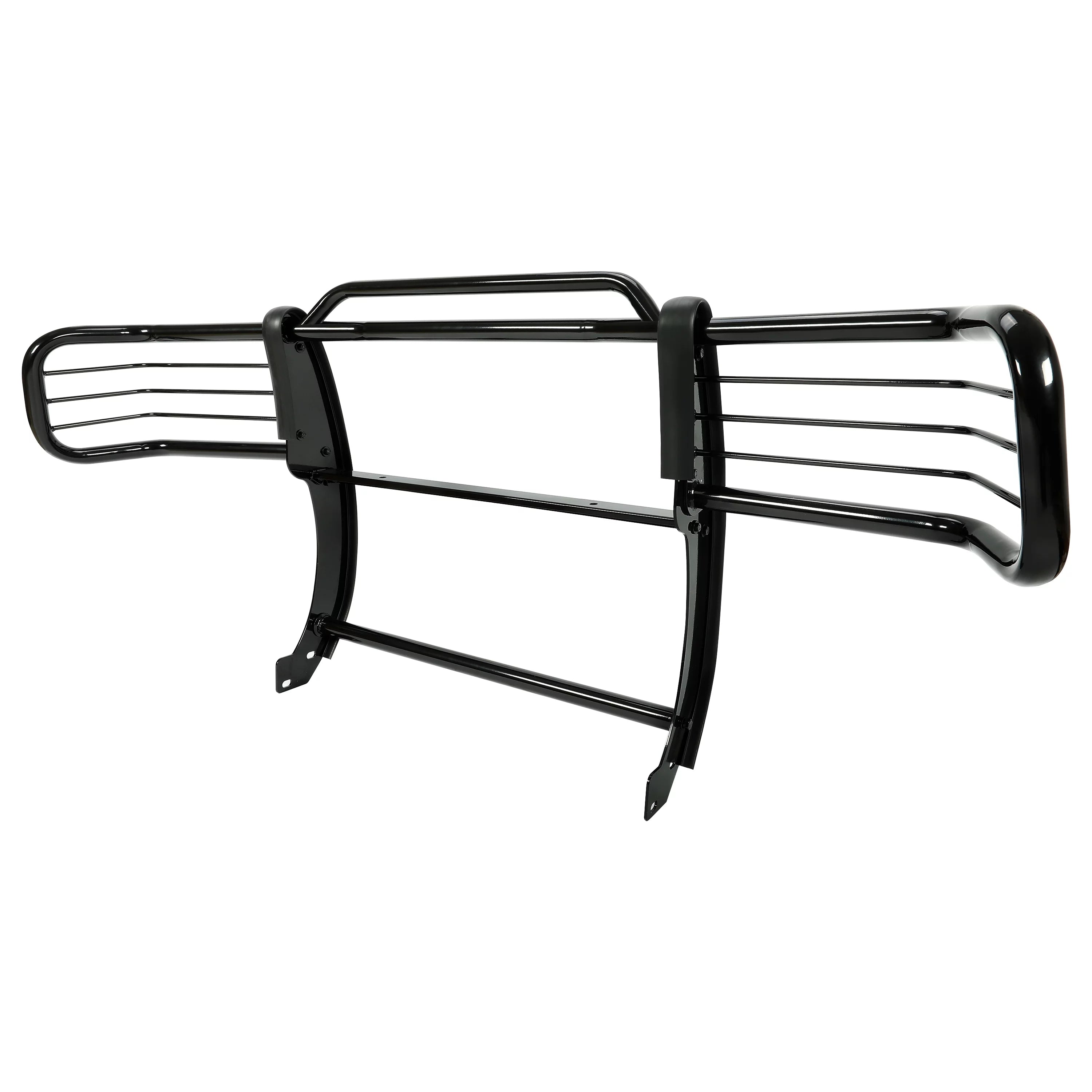 HECASA Front Grille Brush Guard Grill for Ford Ranger Mazda B4000 Pickup Truck 2001 02 03 04 05 06 07 08 09 10 11 2012 Powder Coated Black Alloy