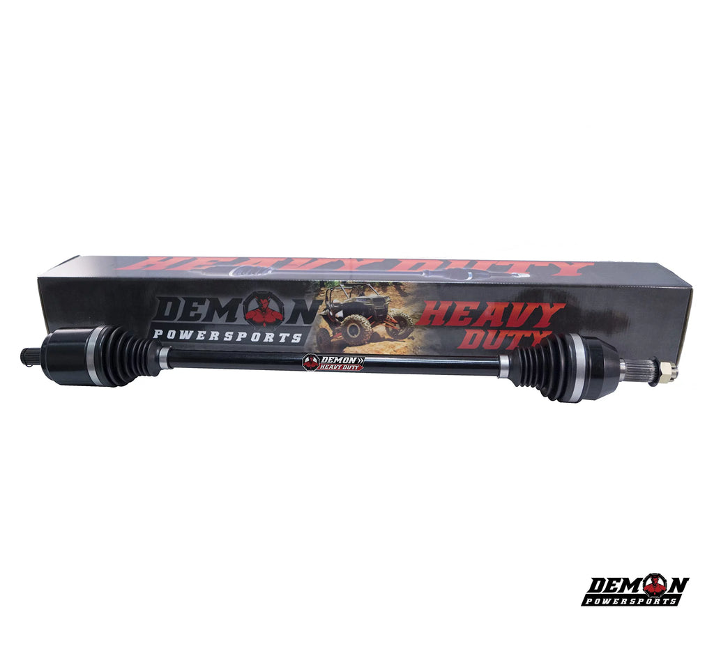 Demon Powersports Front Right Heavy Duty Lift Kit Axle (2006-21) Can Am Renegade/Outlander, Unique Boot On Terrain for Heat Reduction, 47 Degrees Larger Swing Angles (4”/6”(Gen2) Super ATV Lift Kit)