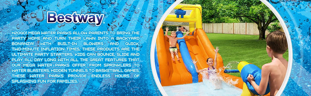 H2OGO! Maui Mountain Kids Inflatable Water Park 23' 4" Long