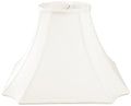 Royal Designs 20" Square Inverted Cut Corner Lamp Shade White