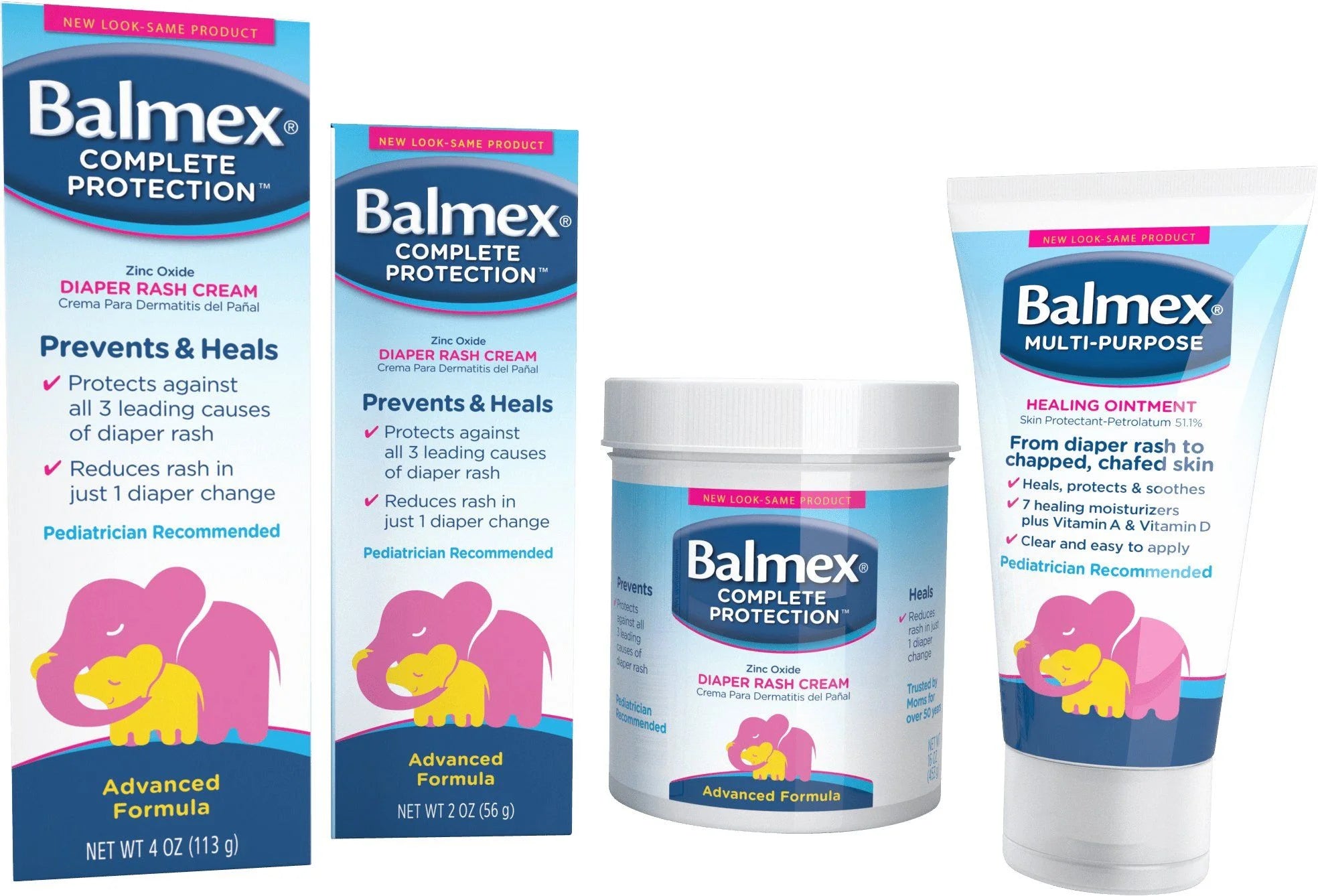 Balmex Zinc Oxide Diaper Rash Cream (EA/1)