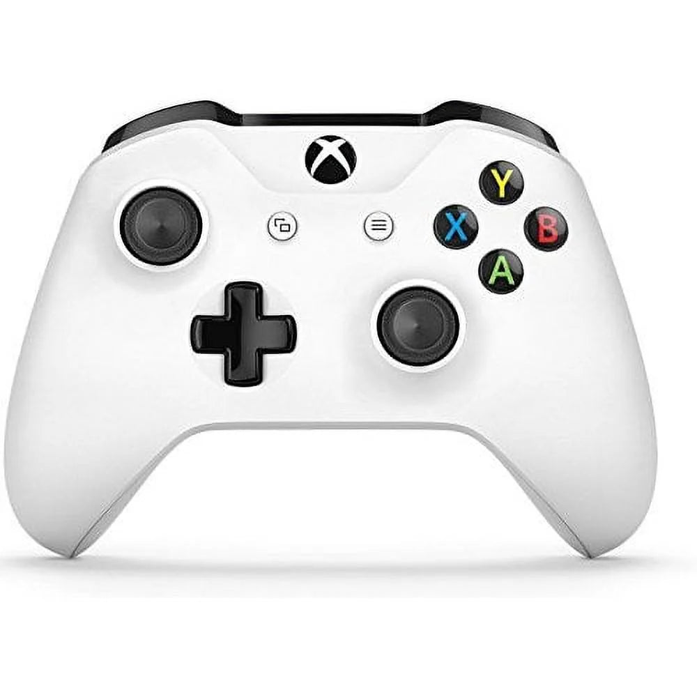 Restored Xbox One S 1TB Bundle Extra Xbox Wireless Controller White Console (Refurbished)