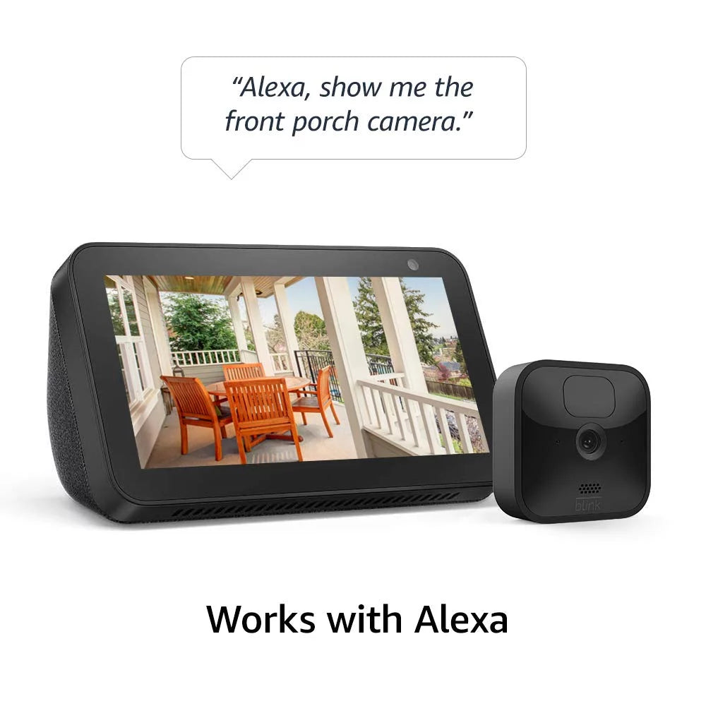Blink_Security_Camera Outdoor Wireless, Weather Resistant HD Security Camera with 2 Year Battery - 2020 Release (3 Camera Kit)