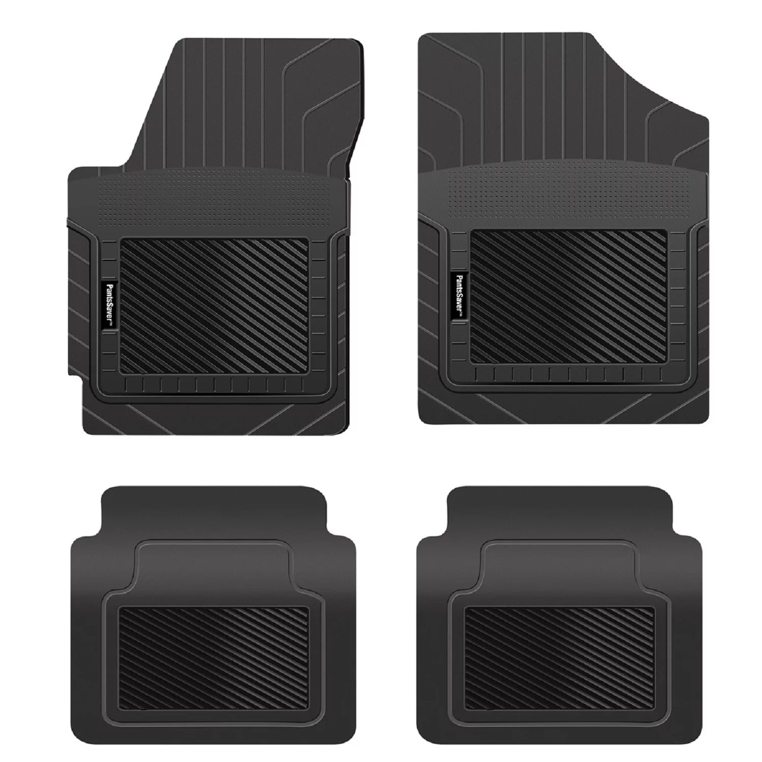 PantsSaver Floor Mats Custom Fit Car Mats for Genesis G70 2018-2023 All Weather Protection (Black)