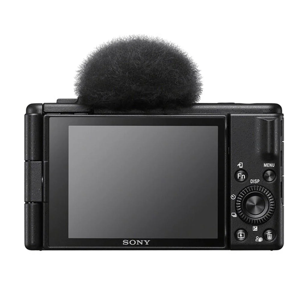 Sony ZV-1F Vlogging Camera (Black) with SanDisk 128GB Memory Card + Tripod + ZeeTech Accessory Bundle