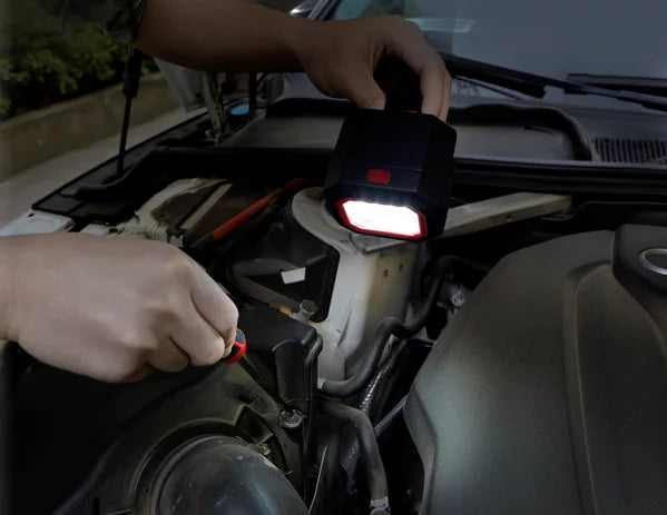Hyper Tough 2000-Lumen LED Rechargeable Work Light & Detachable Spotlight