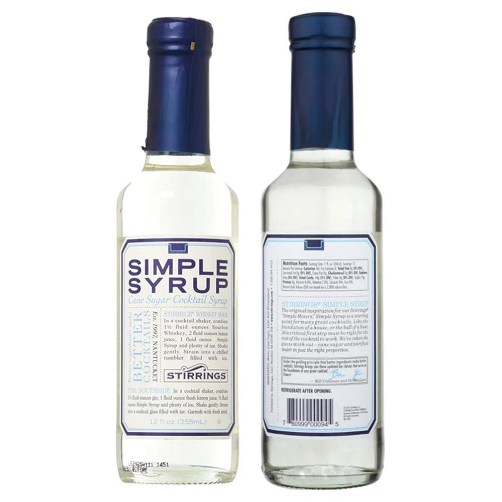 Stirrings, Simple Syrup, 12 Oz (6-pack)