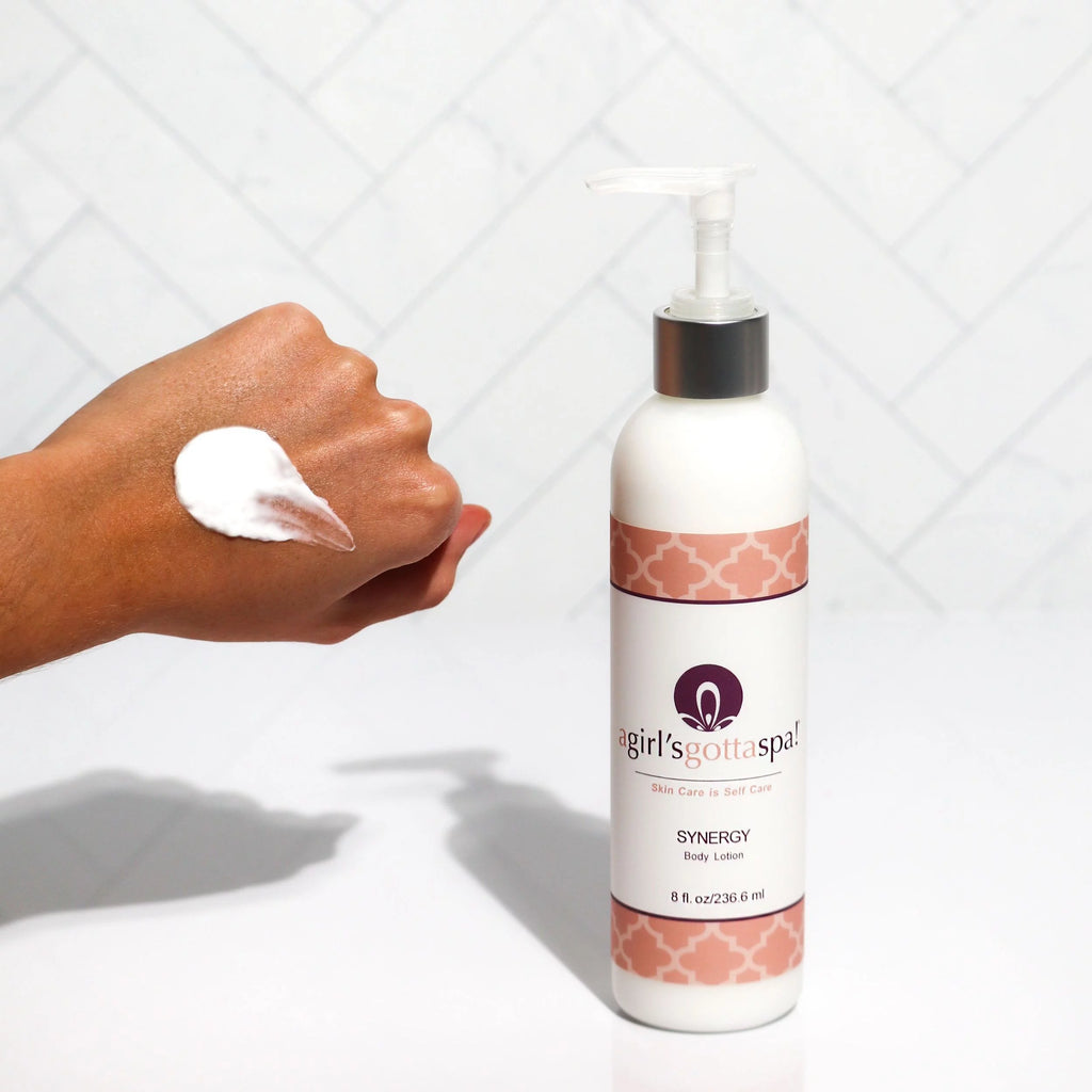 A Girl's Gotta Spa! Synergy Body Lotion for Dry Skin | Lavender and Cedarwood, 8 Ounces