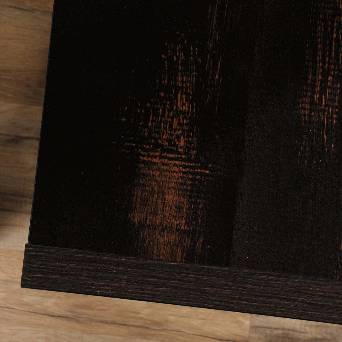 Sauder Dakota Pass End Table, Char Pine Finish