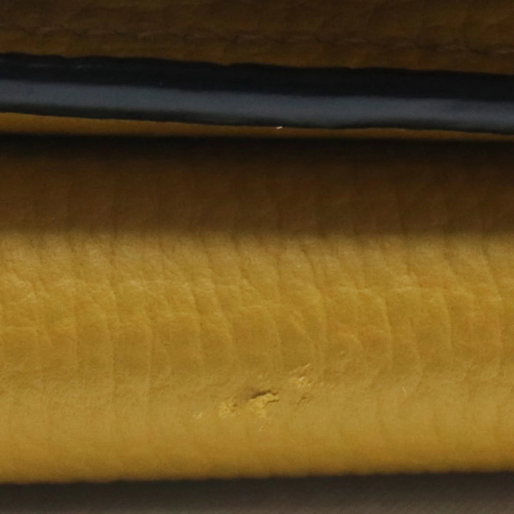 Previously Owned LOEWE Trifold Wallet Anagram Mustard Color C821TR2X02 8110 Female (Good)