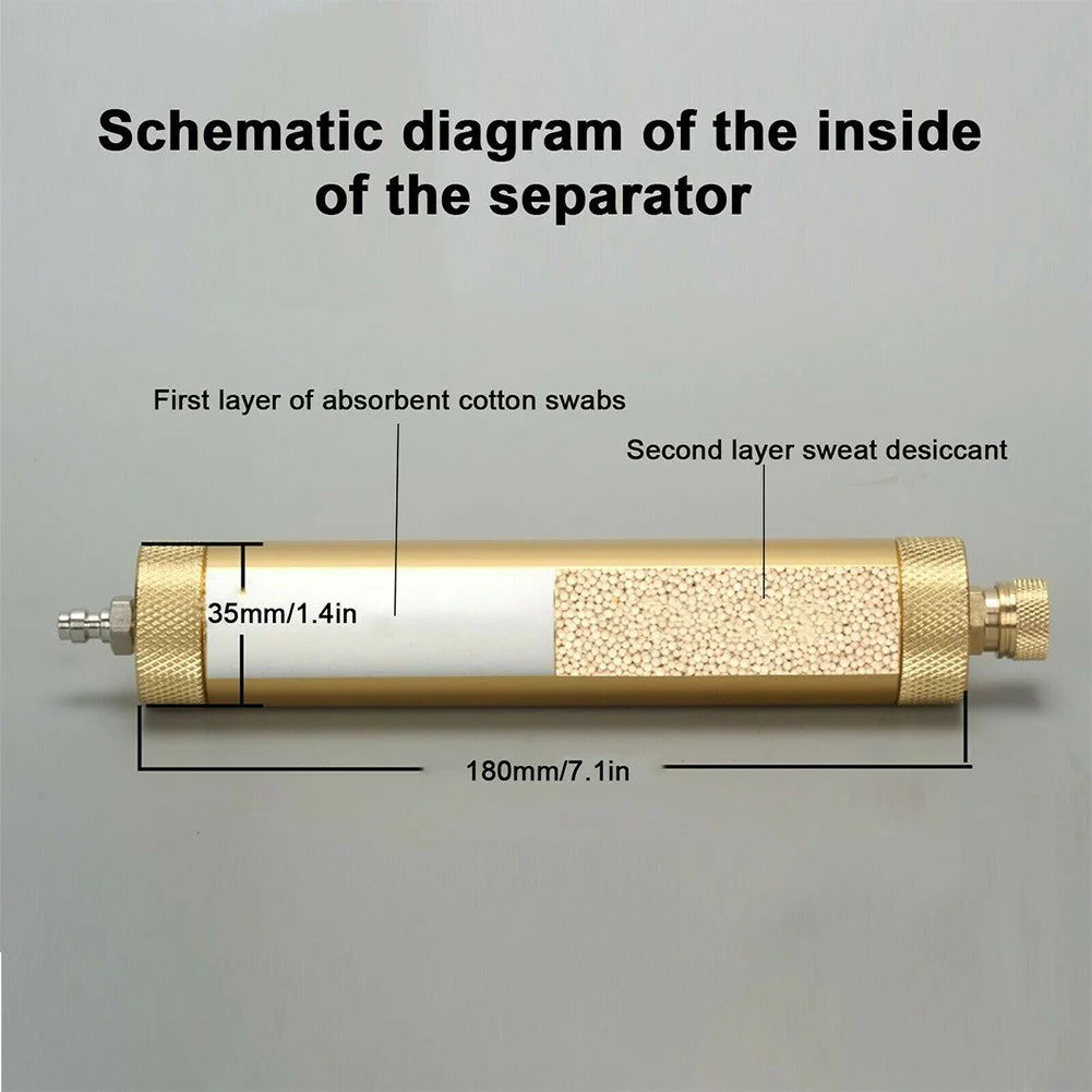 30Mpa 4500PSI PCP Compressor Oil Water Separator High Pressure Air Pump Filter