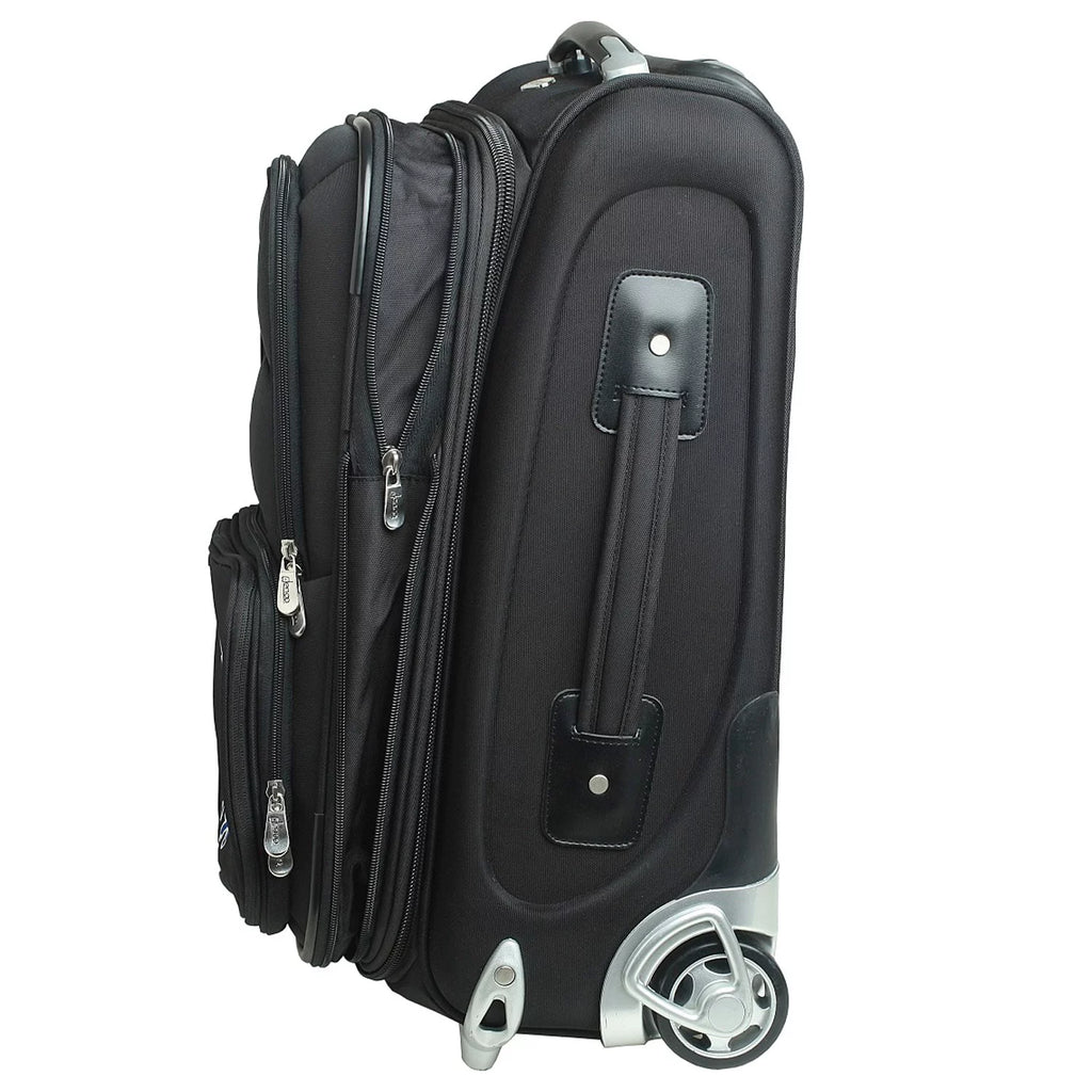 MOJO Black Iowa State Cyclones 21" Softside Rolling Carry-On Suitcase