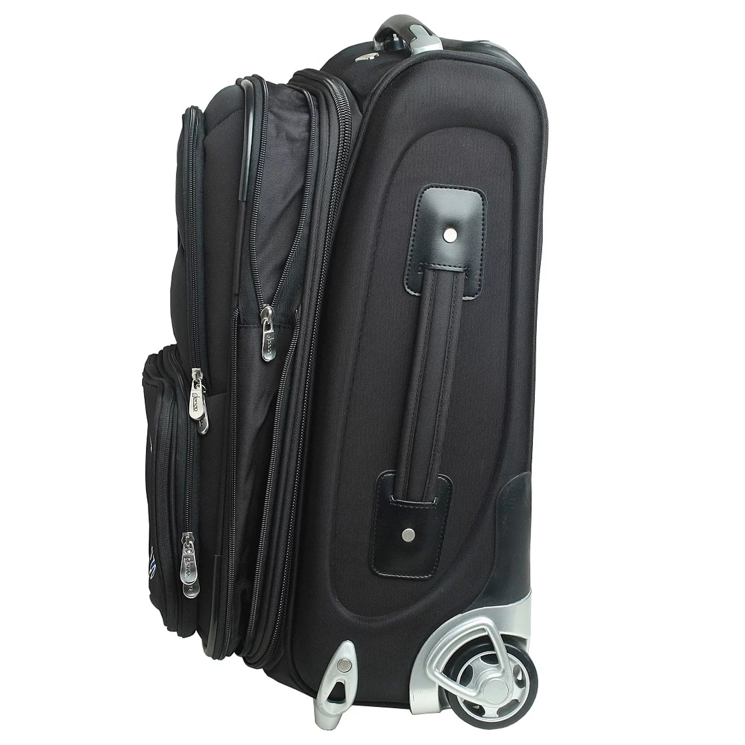 MOJO Black Iowa State Cyclones 21" Softside Rolling Carry-On Suitcase