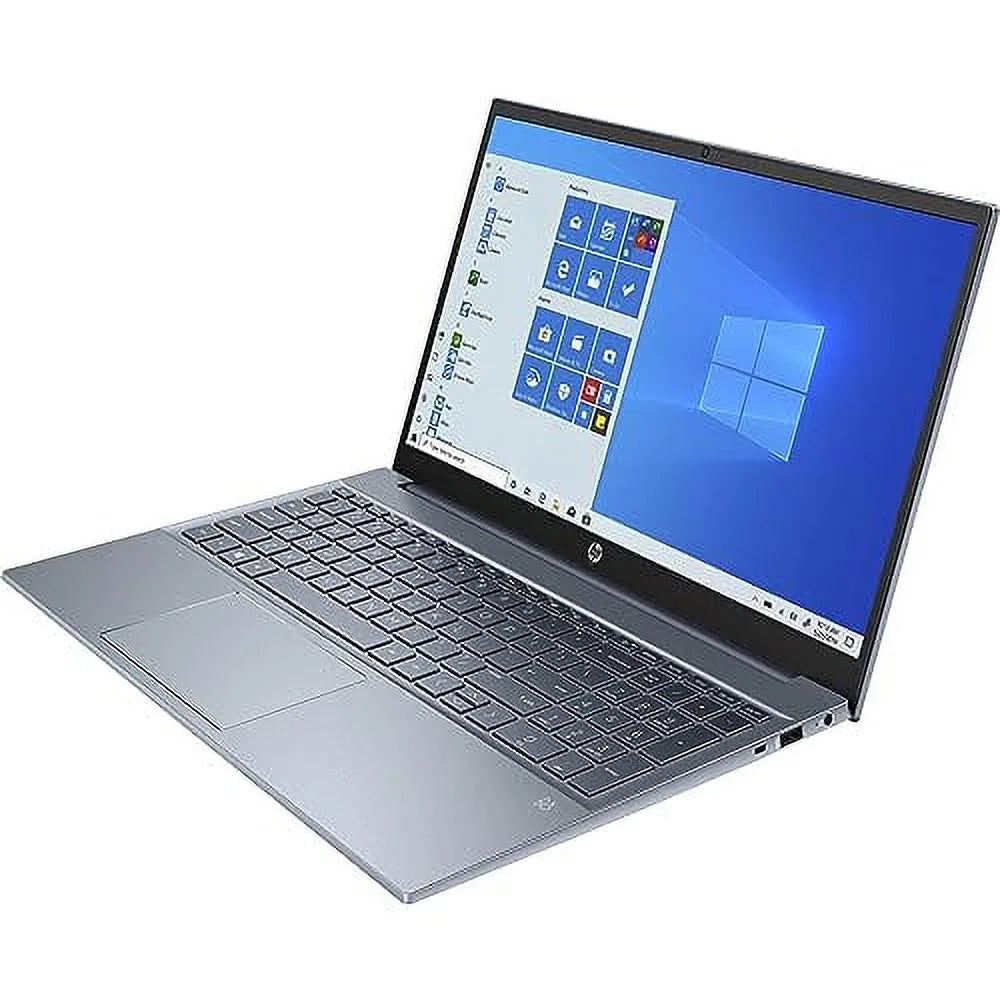 HP 2023 Pavilion 15.6” FHD IPS Touchscreen Laptop 10-Core Intel Core i7-1255U Iris Xe Graphics 16GB DDR4 512GB NVMe SSD USB-C w/DP WiFi AX BT Webcam HDMI2.1 Backlit KB Windows 11 Pro w/RE USB