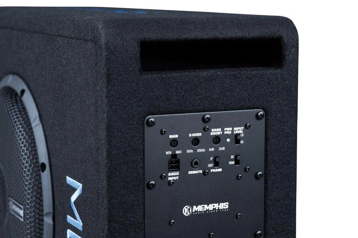 Memphis Audio MBE10SP 10 Inch 500W Amplified Subwoofer Single Bass System 2 Ohm