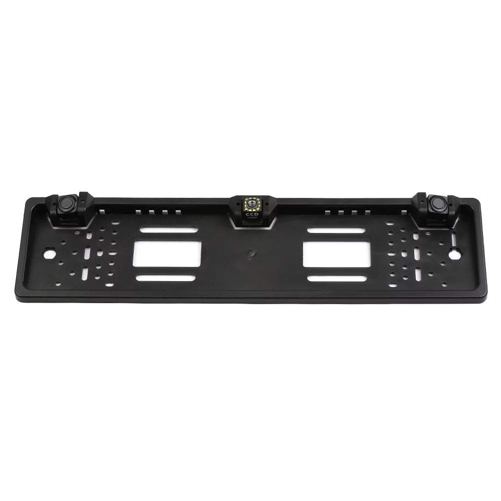 Docooler European License Plate Frame Backup Camera 12 LED Rear View Camera with Reversing  System Parking Sensor