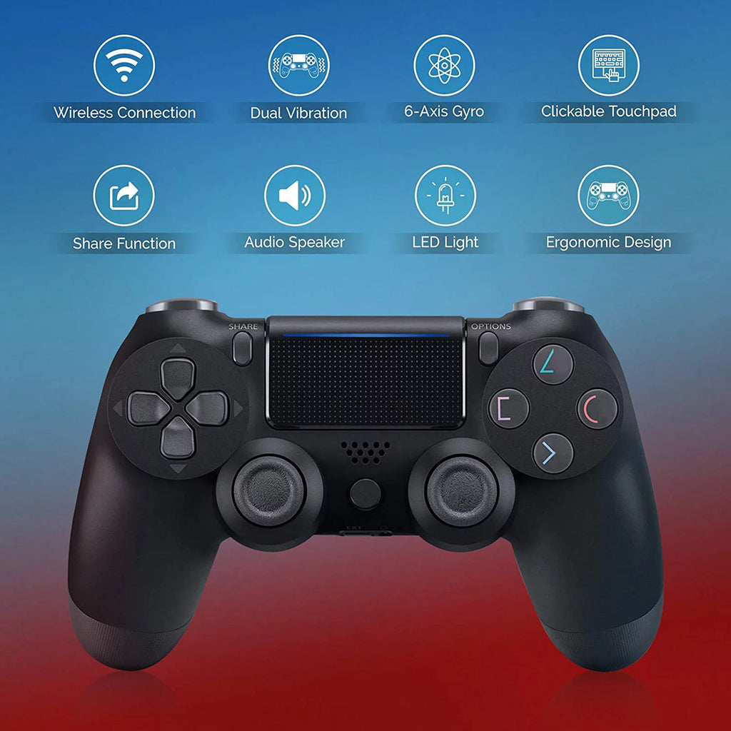 PRO Wireless GamePad Compatible with Samsung Galaxy S20 Controller Plus 1,000 Battery/Built-In Speaker/Gyro/Remote BlueTooth Slim (Black)