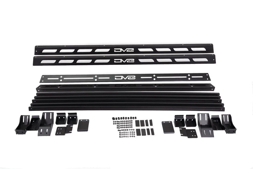 DV8 Offroad RRJK03 Full Length Roof Rack for Jeep Wrangler JK 2007 - 2018