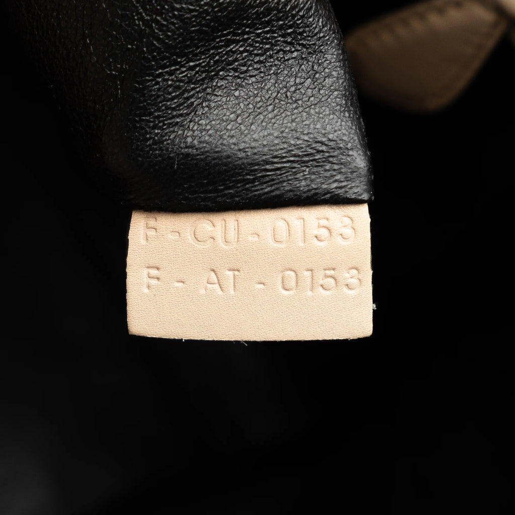 Secondhand Authenticated Celine Mini Bicolor Luggage Tote Calf Leather Brown Tote Bag Unisex (Good)