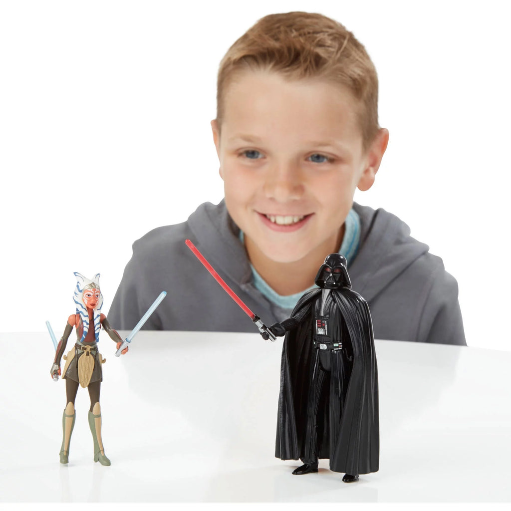 Star Wars Rebels 3.75" Figure 2-Pack Space Mission Darth Vader and Ahsoka Tano