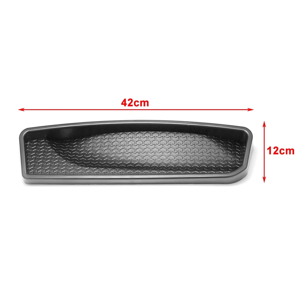 NS for Jeep Wrangler JK 11-17 Front Dashboard Storage Box Tray Trim Accessories