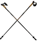 LEKI Nordic Walking Platinium Carbon Series Fixed Length Walking Poles 115cm Brown