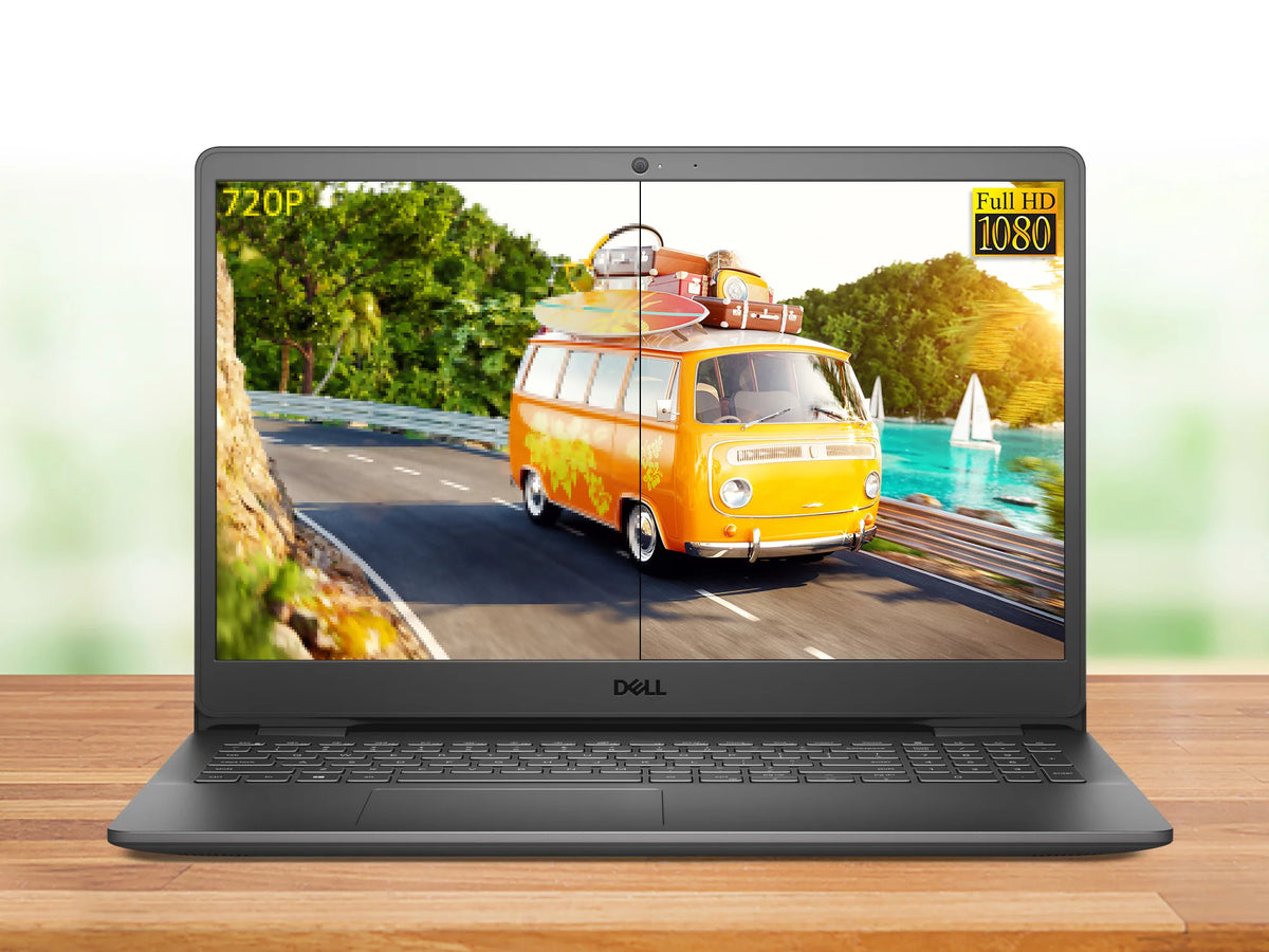 Dell Inspiron 3505 Notebook, 15.6" FHD Display, AMD Ryzen 3 3250U Upto 3.5GHz, 4GB RAM, 256GB NVMe SSD, Vega 3, HDMI, Card Reader, Wi-Fi, Bluetooth, Windows 10 Pro