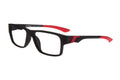NEW DENALI Eyewear Matte Black & Red TREKKER Eyeglasses 54/17/145