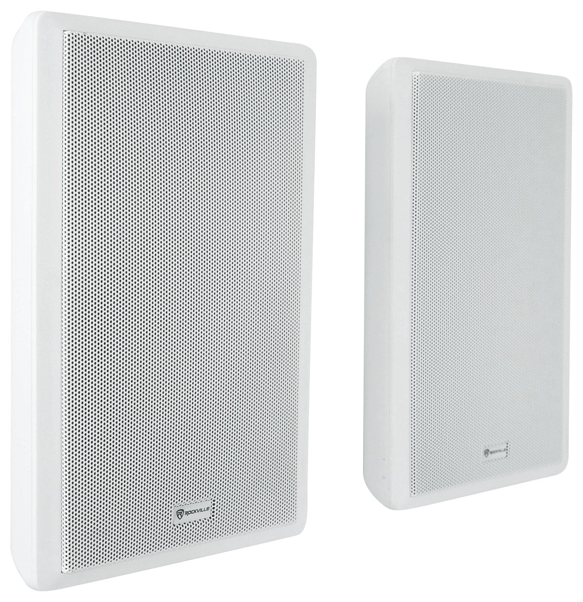 JBL 2-Channel Amplifier+(12) Slim White Wall Speakers for Restaurant/Bar/Cafe