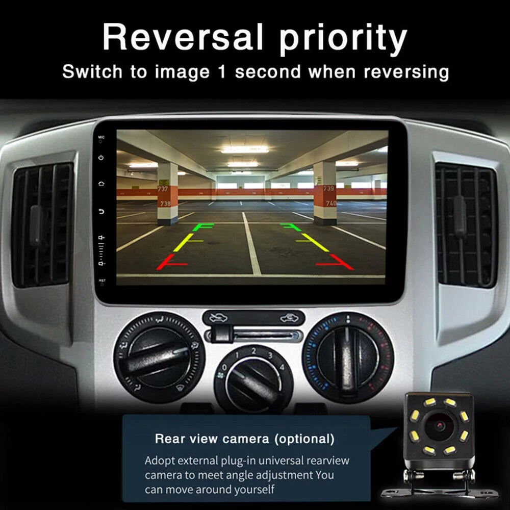 kydely  10 Inch On-Board Android 9.1 GPS Wifi Dual Din Touch Screen Player Navigation