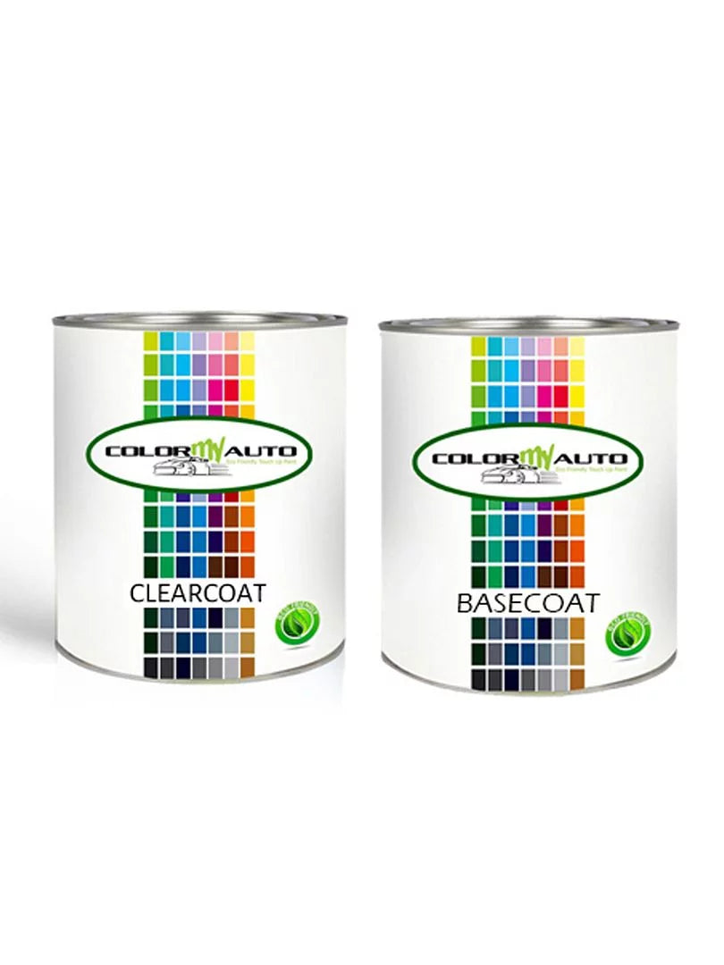 for Dodge Sprinter 2004-10 CARBON BLACK METALLIC 154 Quart Base Coat & Quart Clear Coat