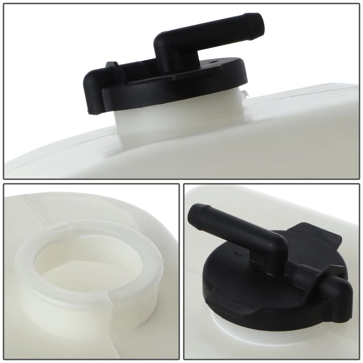 DNA Motoring OEM-RT-MI3014111 For 2008-2015 Mitsubishi Lancer Evo Ralliart Turbo OE Style Coolant Reservoir Tank