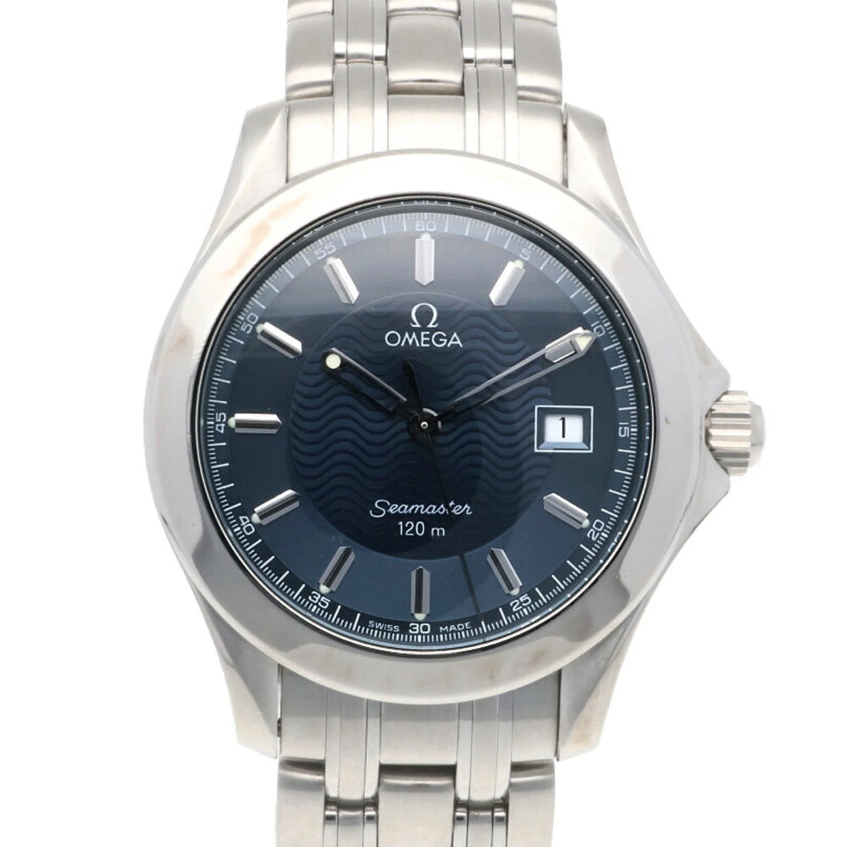 Secondhand Omega Seamaster Watch Rust-resistant Alloy 2581.80 Quartz Men's OMEGA 120M (Good)