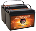 VMAXTANKS Quantity 2 VMAX MR137-120 12V 120AH AGM Deep Cycle Group 31 Batteries for 24 Volt 24V 75 Pound 75 Lb. Thrust Trolling Motors