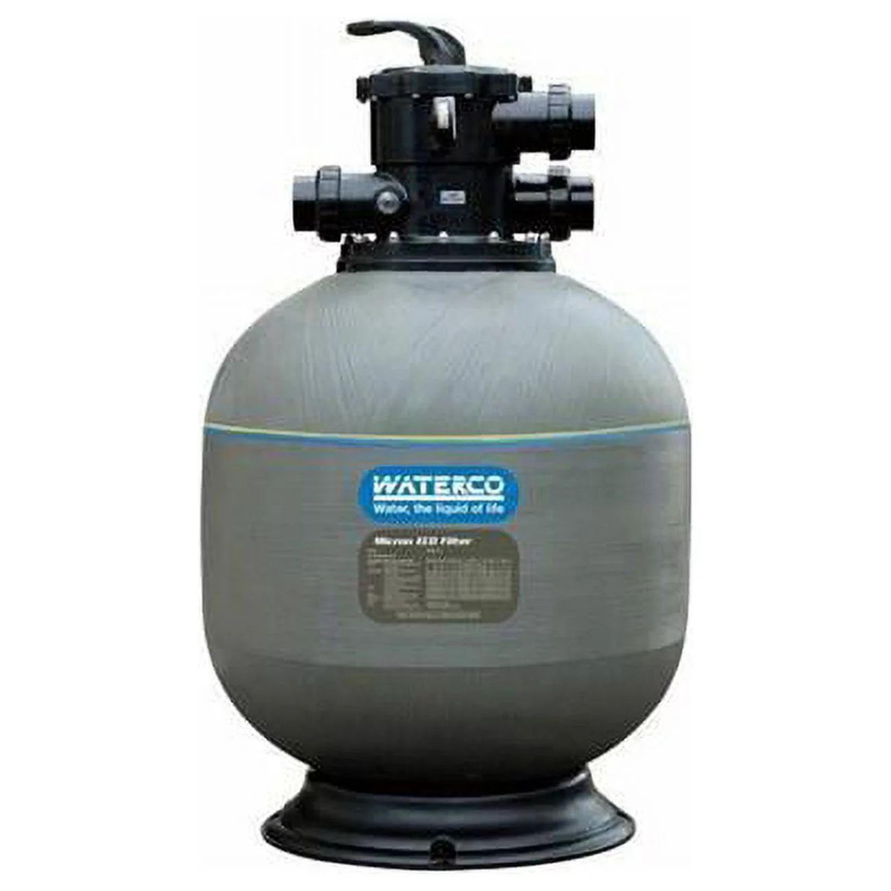 Waterco 220126401NA 24 in. 50 PSI S602 Micron Top Mount S-Series Filter with 2 in. Bulkhead Connection
