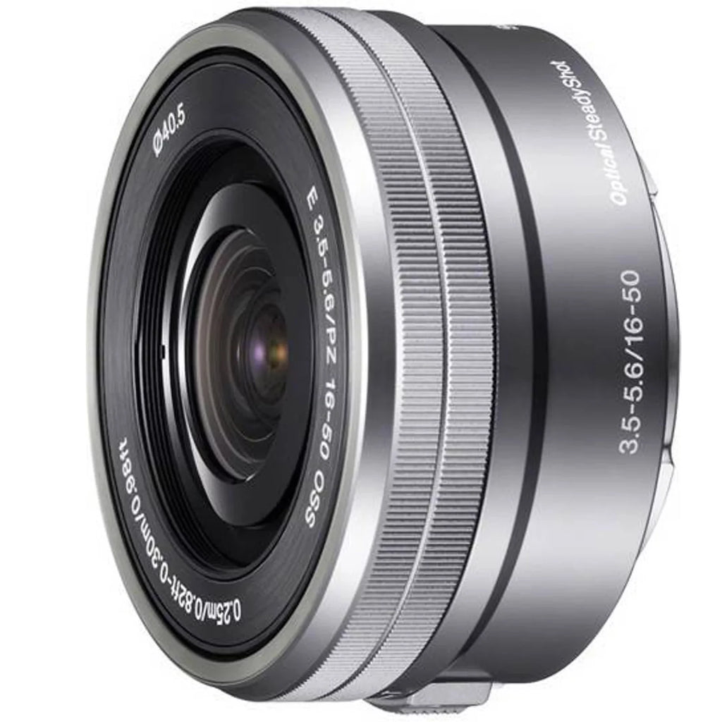 Sony ZV-E10 Mirrorless Alpha APS-C Vlog Camera 2 Lens Kit 16-50mm + 55-210mm ILCZV-E10L/W White Bundle with Deco Gear Case + Filter Set + Wide Angle & Telephoto Lenses + Extra Battery & Accessories