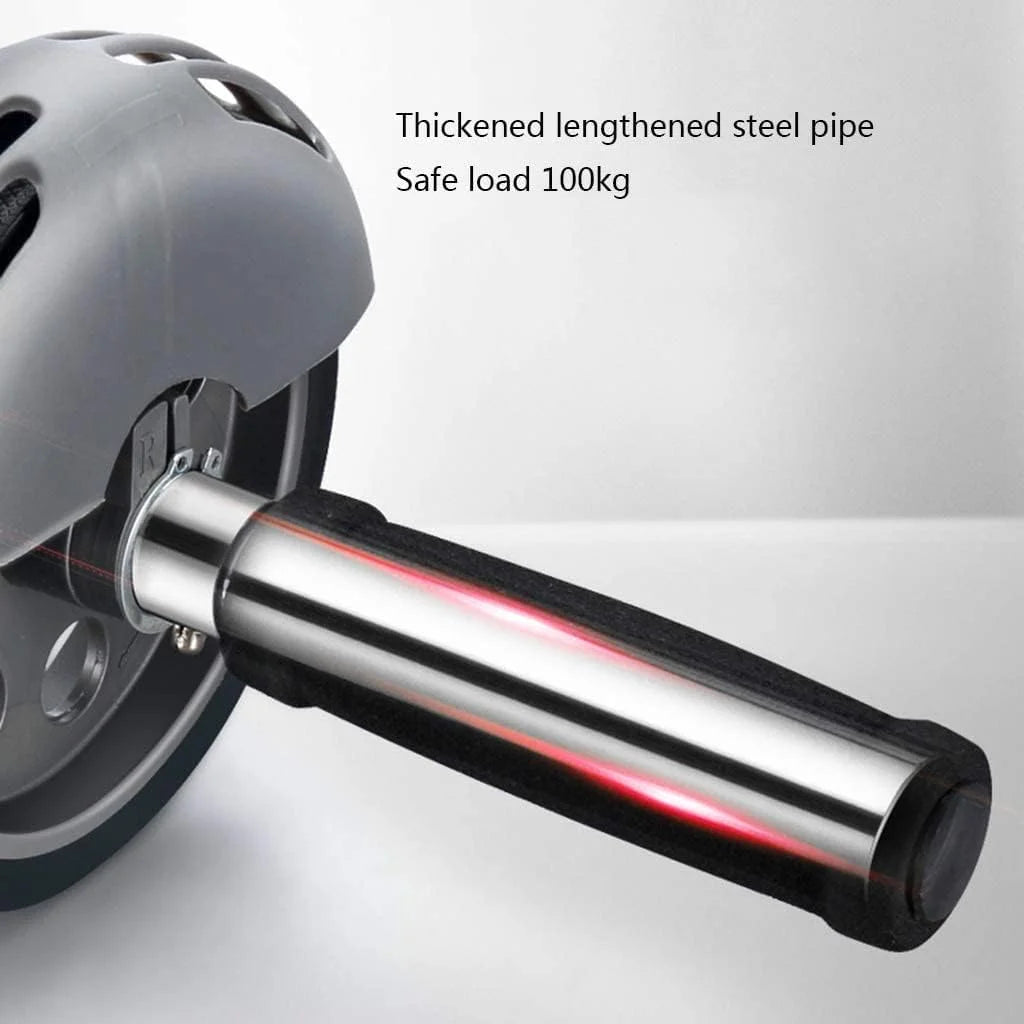 for Core Workouts Abdominal Exercise Roller Automatic Rebound Dual Wheel Fitness Equipmen Trainer at Gym Or Home Beginner BY DCJA