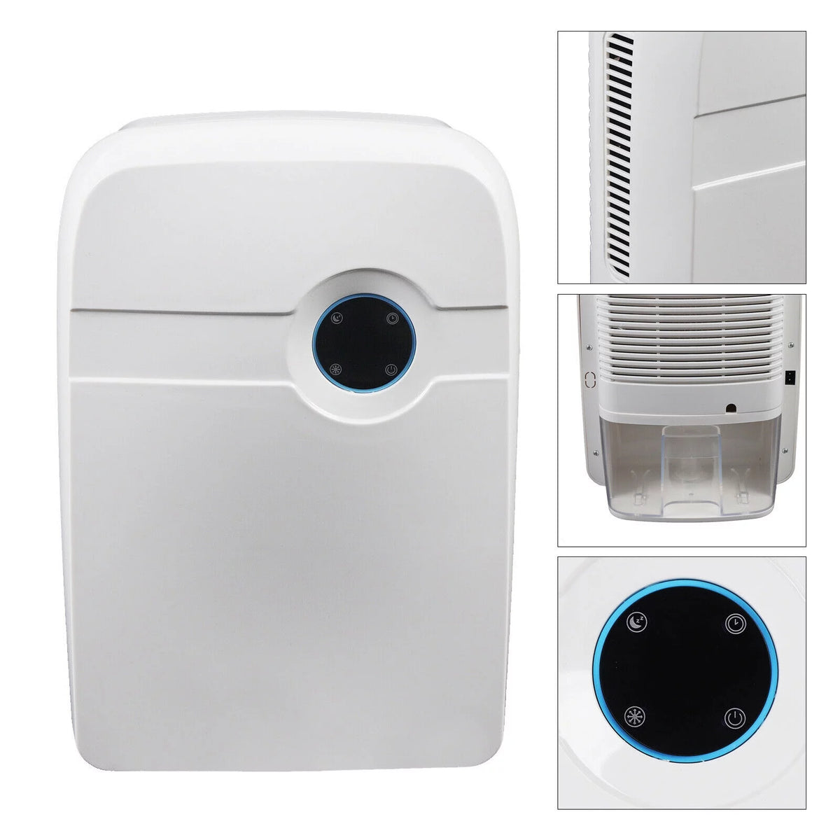 MIDUO Portable 2.5L Dehumidifier 42W Small Dehumidifier with Remote Control for Home