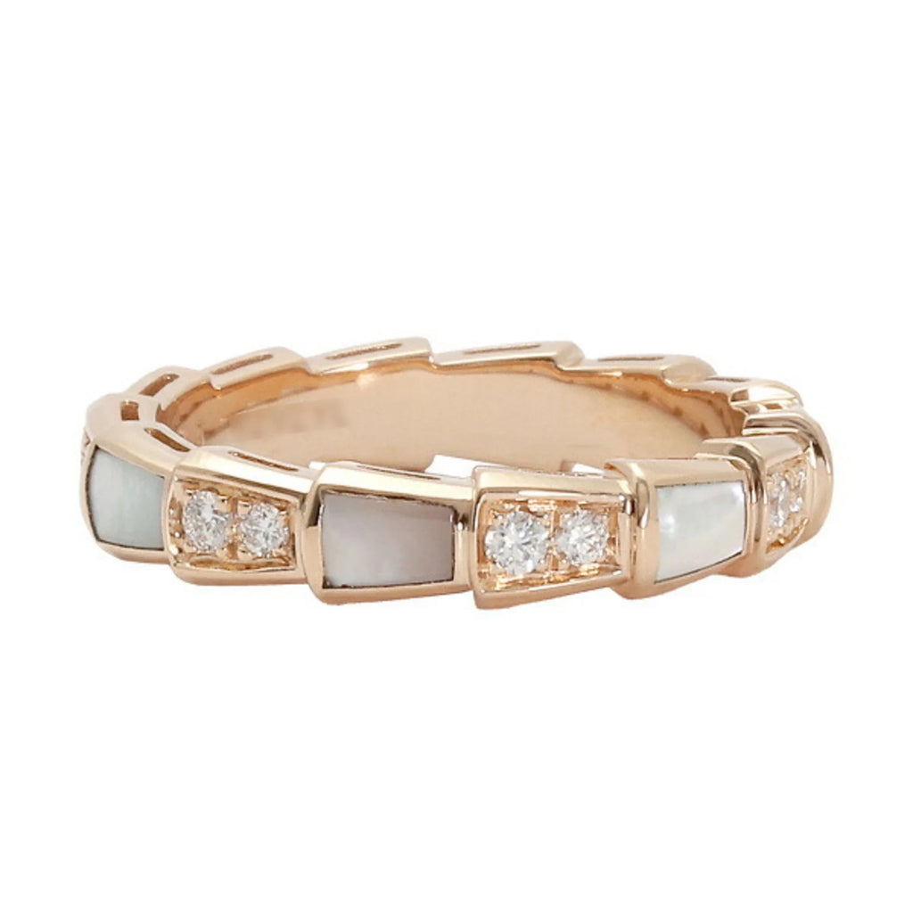 Secondhand Bvlgari Serpenti Viper K18PG Pink Gold Ring (Good)
