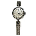 Previously Owned Omega manual winding watch silver dial ladies (Fair)