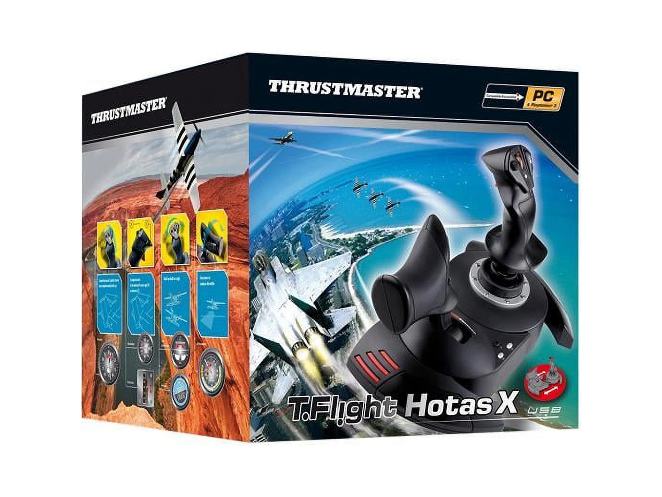 Thrustmaster T-Flight Hotas X Flight Throttle Stick Control, PS3 and PC