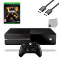 Microsoft Xbox One Original 500GB Gaming Console Black HDMI Cable With Call of Duty Black Ops 4 Game BOLT AXTION Bundle Used