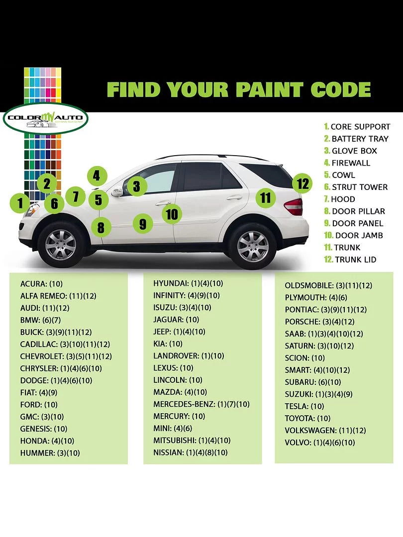 for Dodge TEAL TROPIC GREEN METALLIC TG6 Single Stage 400 ml Aerosol