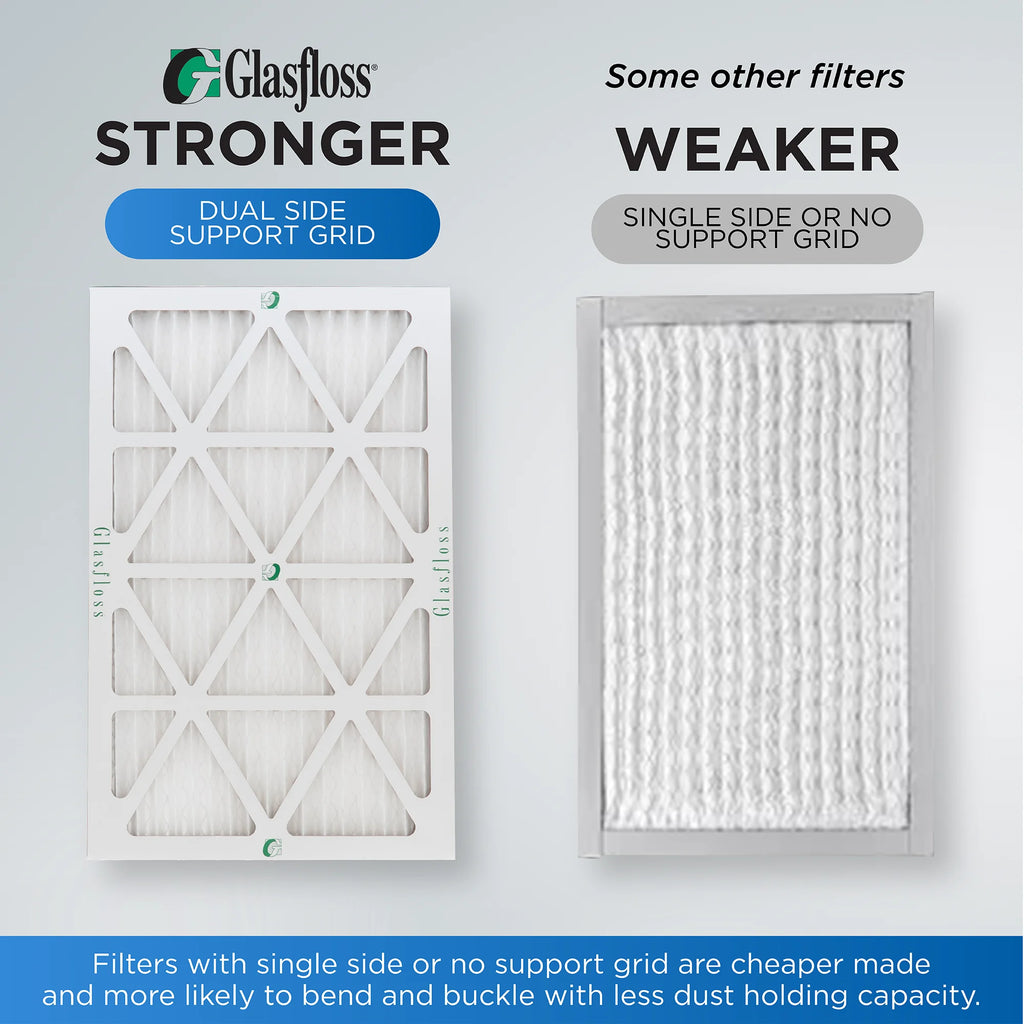 20x20x4 Air Filter Glasfloss ZL Series MERV 10 - Case of 6