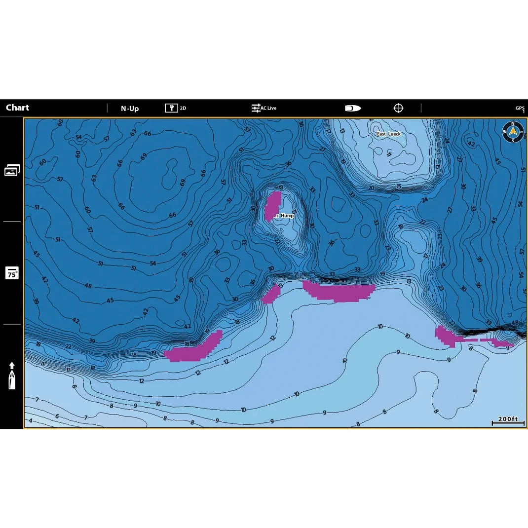 Humminbird LakeMaster Premium Western State V1 One Boat Ntwrk VX Technology