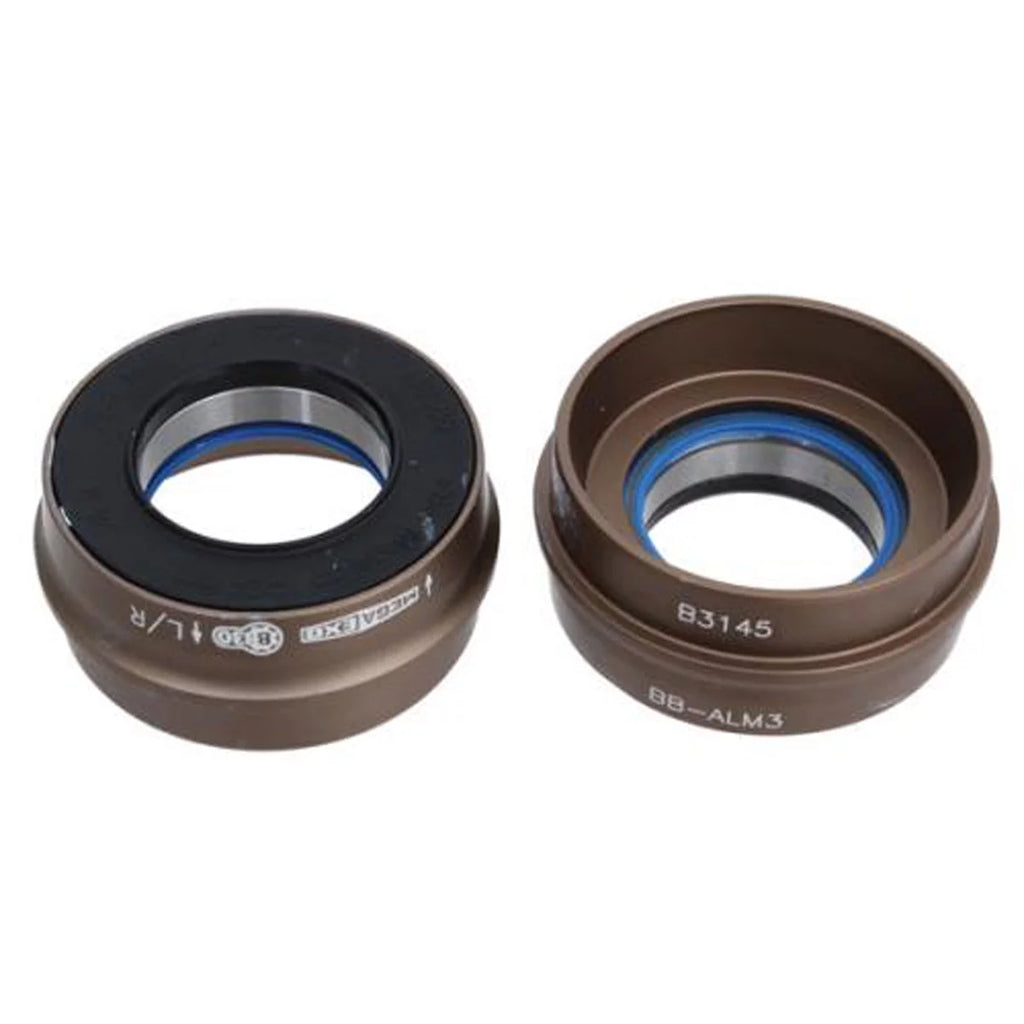 FSA BB-ALM3 BB30-Megaexo Chrome Metal Bicycle Bottom Bracket Adapter - 230-6025
