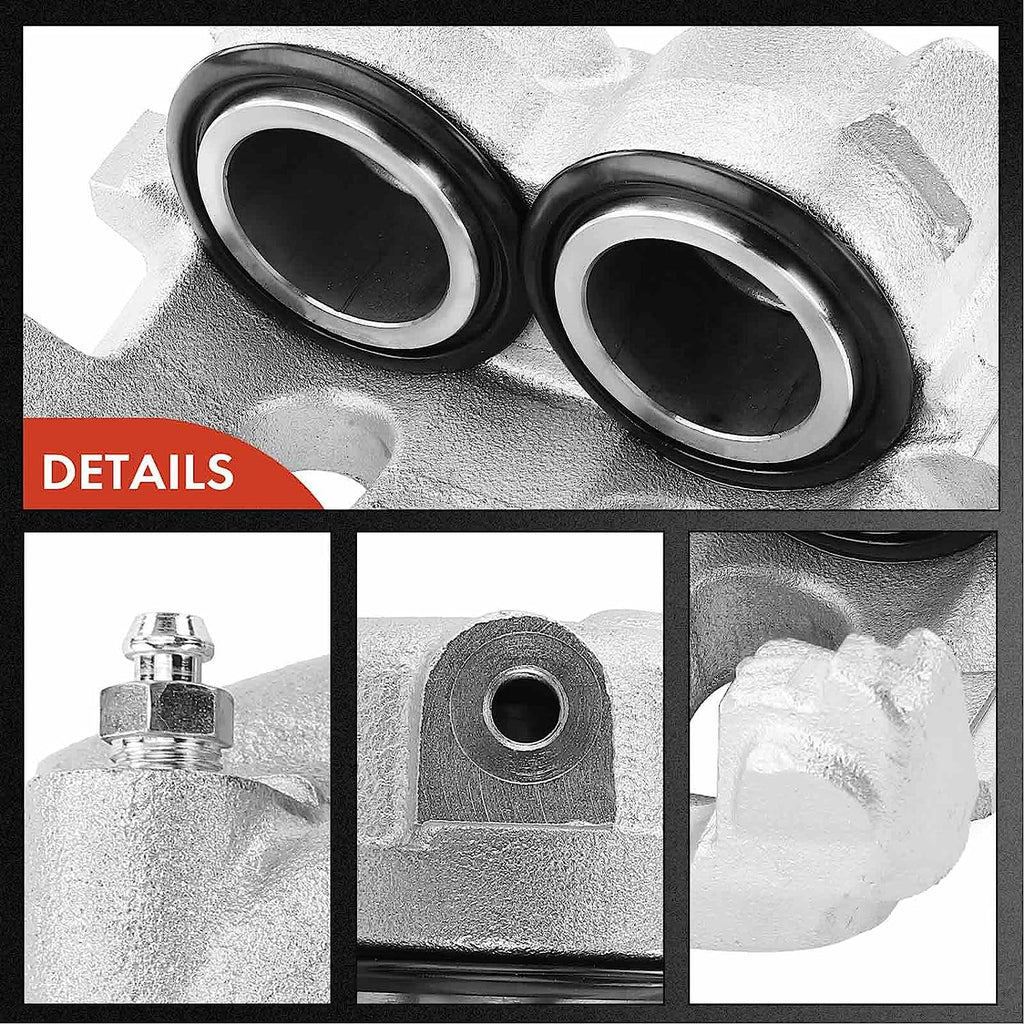 A-Premium Disc Brake Caliper Assembly Without Bracket Compatible with Select Dodge Models - M300/RM300 1973-1974, M350/R300 1974 - Front Left Driver Side