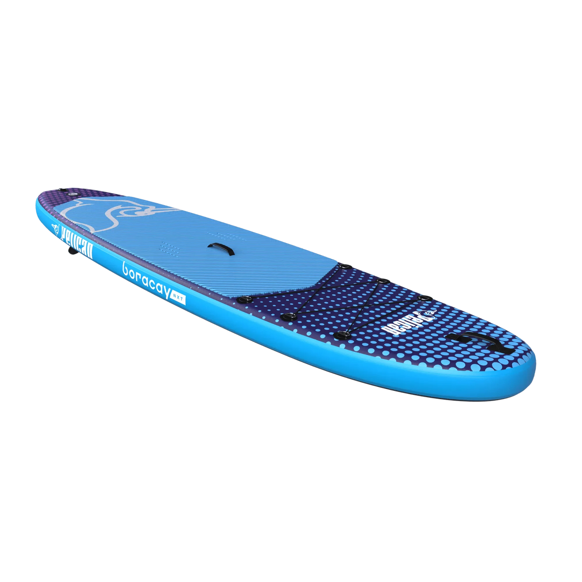 Pelican Boracay Premium Inflatable Stand Up Paddle Board - 3 Pieces SUP Paddle - Accessories, Leash, Hand Pump & Carry Bag - 10 ft - Midnight