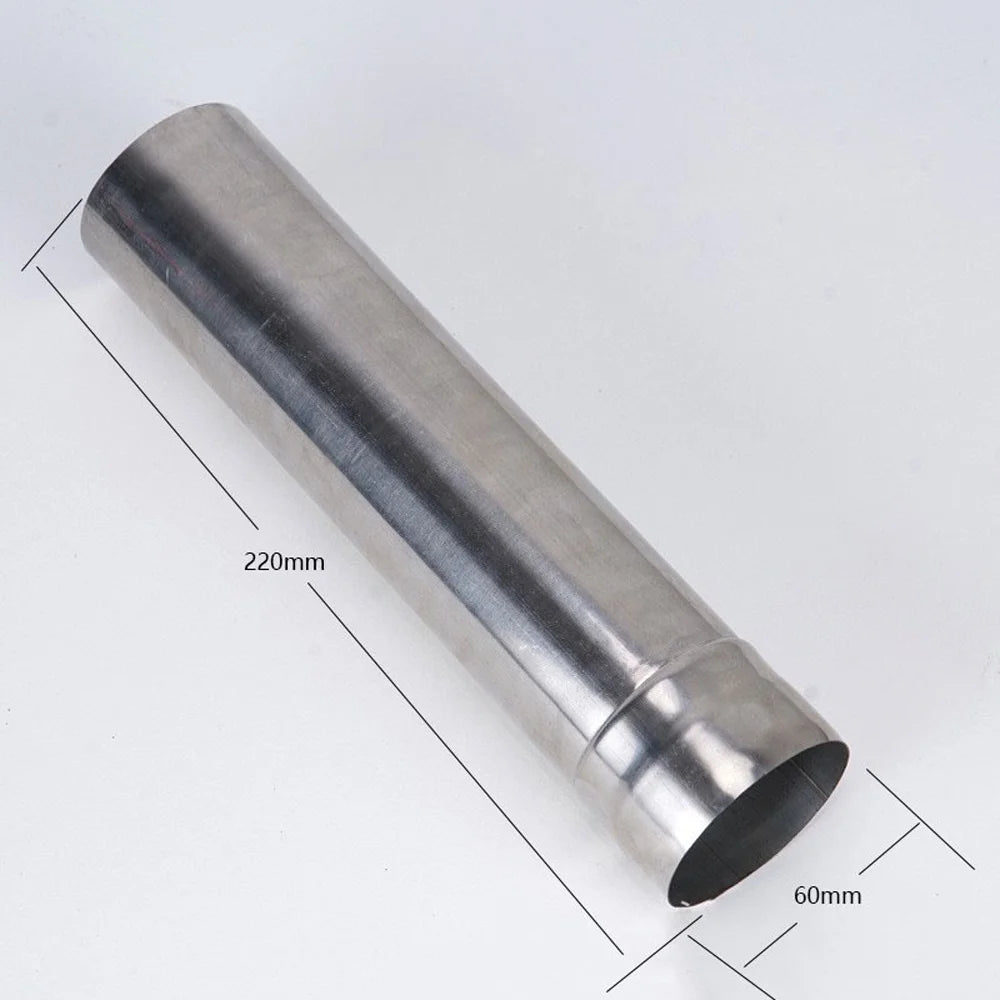 moobody Rust-resistant Alloy Net Tube Camping Heating Stoves Chimney Accessory, Portable Tent Firewood Stove Chimney Bent and Straight Tube, for Camping